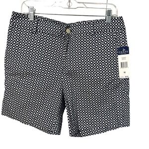 Chaps Geo Print Golf Shorts Ladies Size 10 Casual Everyday
